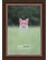 Photo Size Linear Brown Picture Frame - UV Acrylic, Foam Board Backing, Hanging Hardware